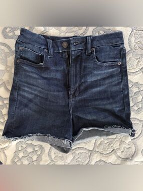 American Eagle Dark Blue Denim Shorts